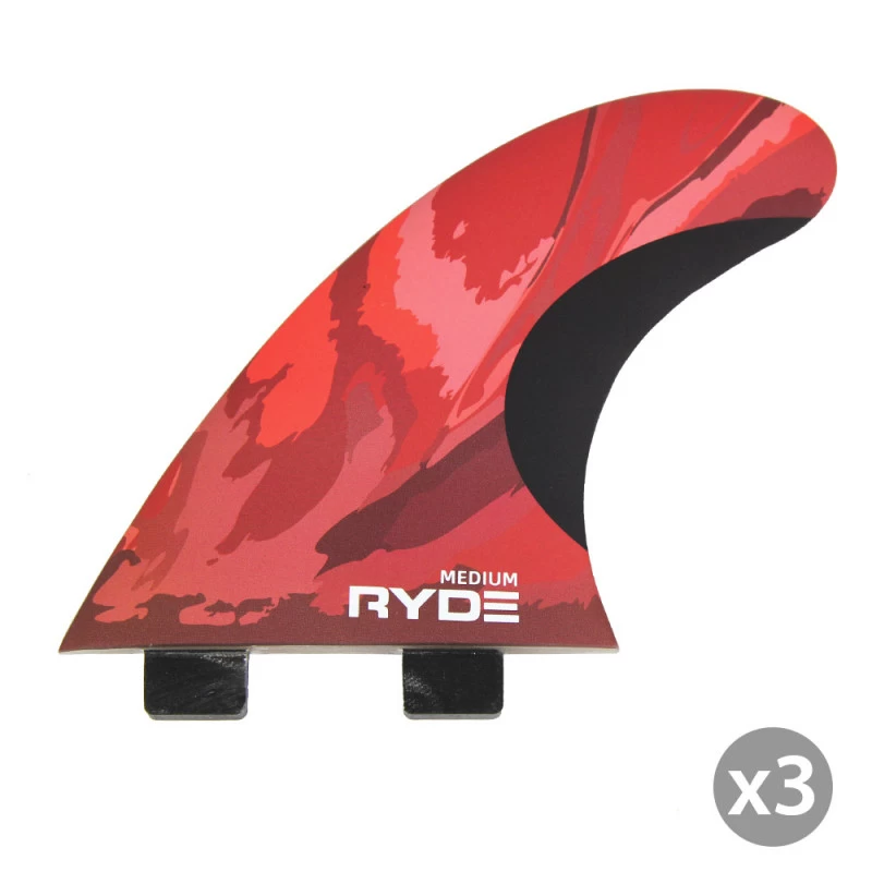 Dérives Surf Ryde DRAW FCS I Honeycomb Set De 3 Medium THRUSTER – Image 2