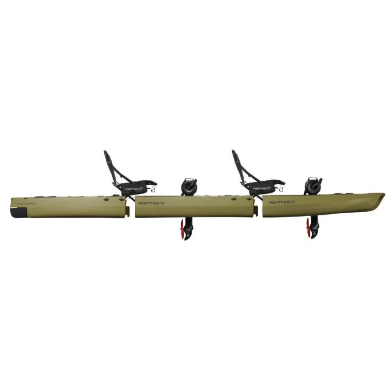 KAYAK MODULABLE POINT 65 KINGFISHER DUO VERT