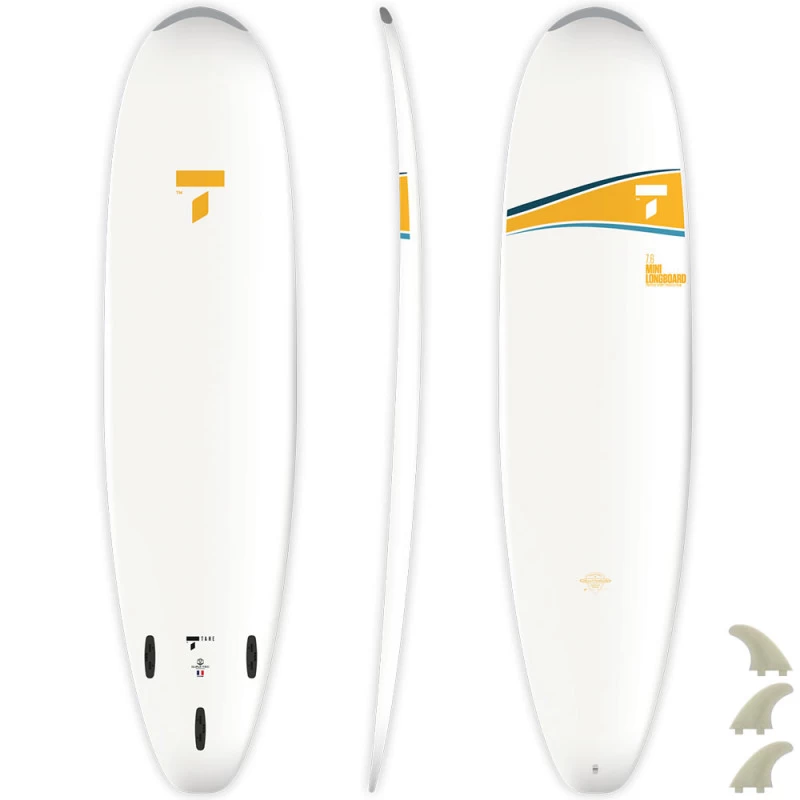 SURF TAHE DURA-TEC MINI MALIBU NOSE RIDER 7.6 – Image 4